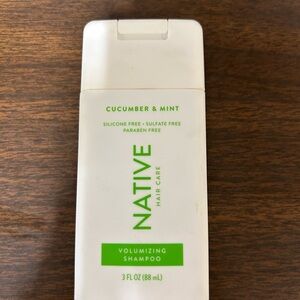 NATIVE~~CUCUMBER & MINT~~VOLUMIZING SHAMPOO 3 OZ TRAVEL SIZE